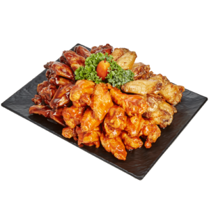 Chicken Wing Trays and Fried Chicken