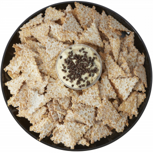 Cannoli Chip and Dip Tray