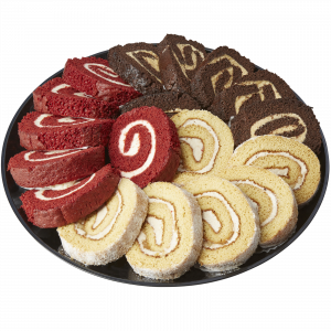 Sliced Cake Roll Tray