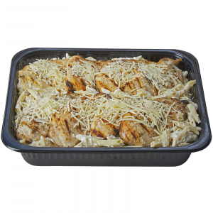 Grilled Chicken with Pasta Alfredo