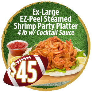 Steamed Shrimp Platter