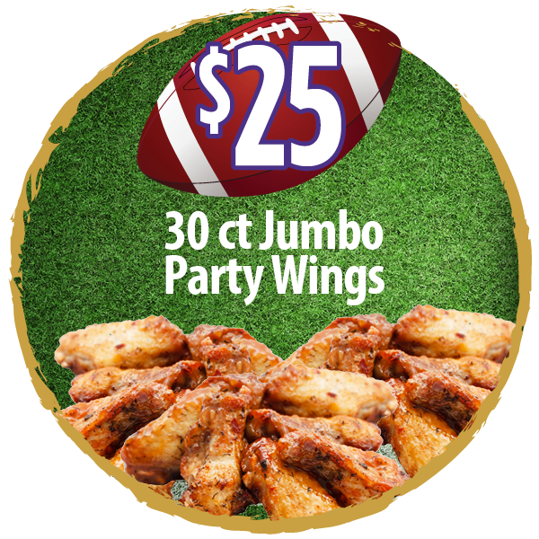 30ct Party Wings - $25
