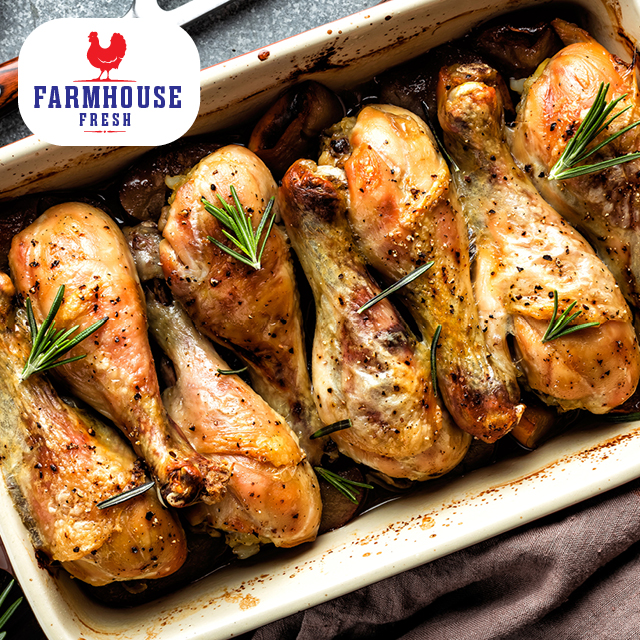Fresh, Grade A Chicken Drumsticks