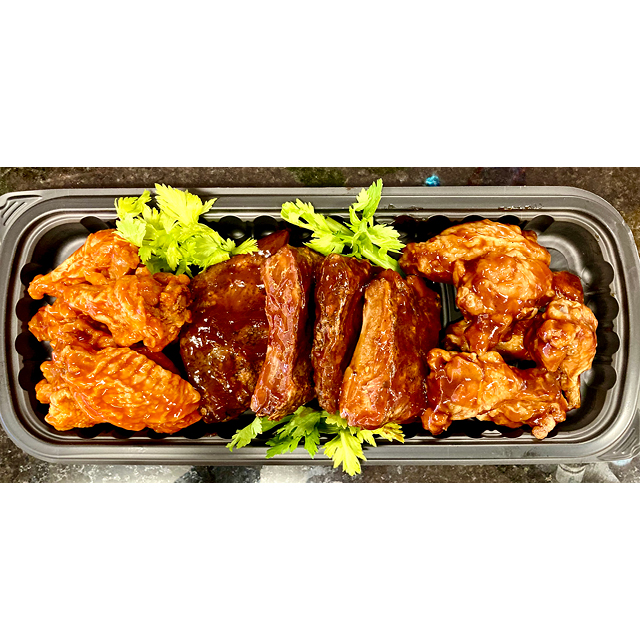 8 pc BBQ Rib & 12 pc Wing Combo