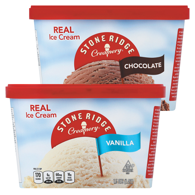 Stone Ridge Creamery Ice Cream