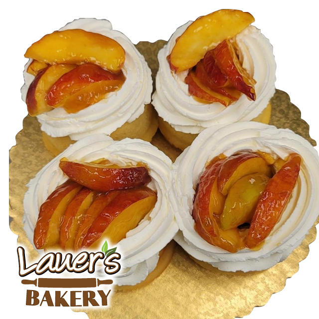 Peach Filled Shortcake Tarts