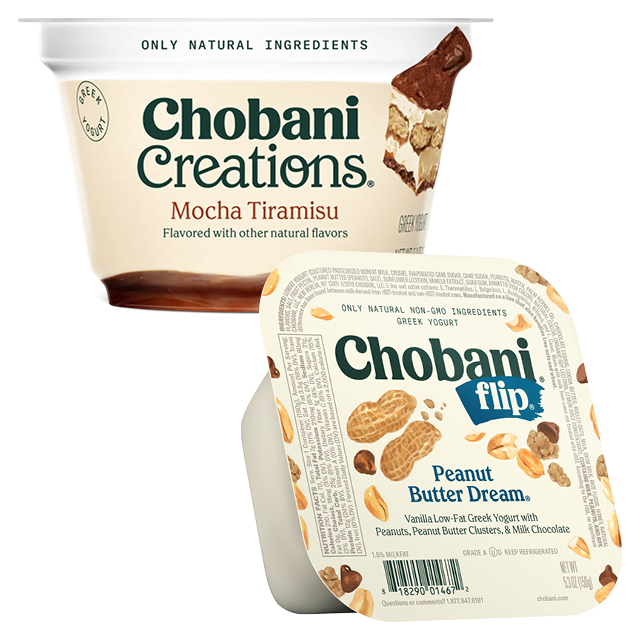 Chobani Flips, Creations, or Protein Yogurts 