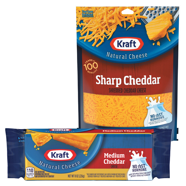 Kraft Shreds or Chunks 