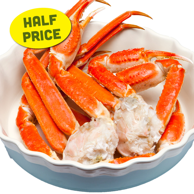 Large 5/8 oz Snow Crab Clusters 