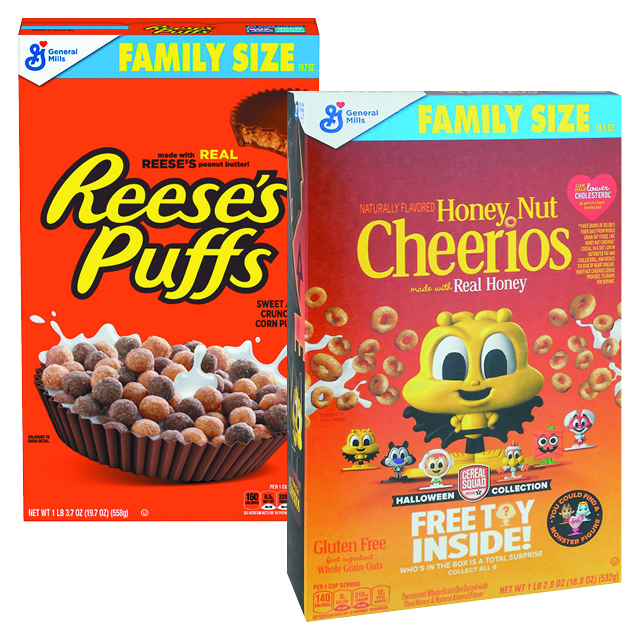General Mills Family Sized Cereals 