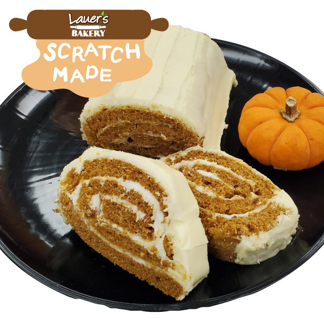 Pumpkin Rolls With Cream Cheese Icing 