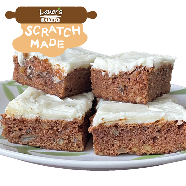 Cream Cheese Iced Apple Walnut Bars