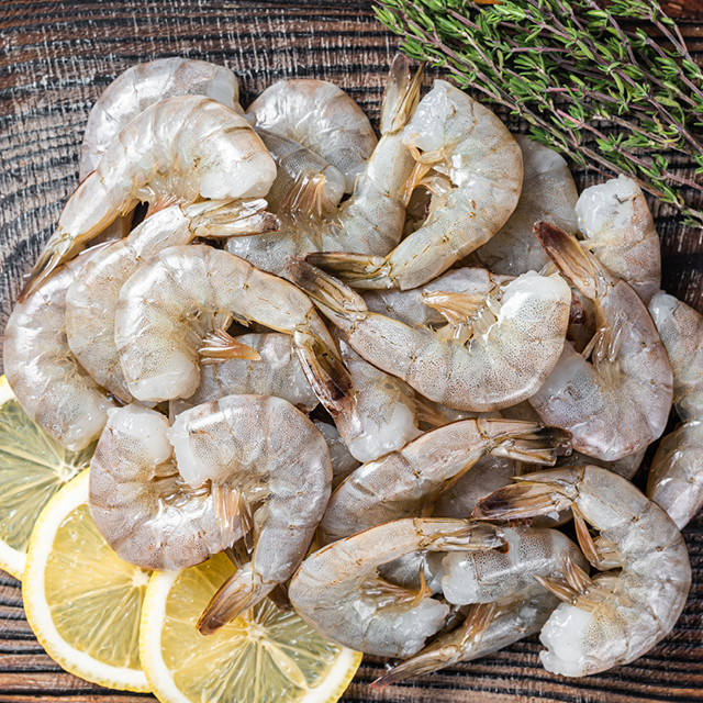 Texas Gold 21/25 ct Jumbo Raw Domestic Gulf White Shrimp