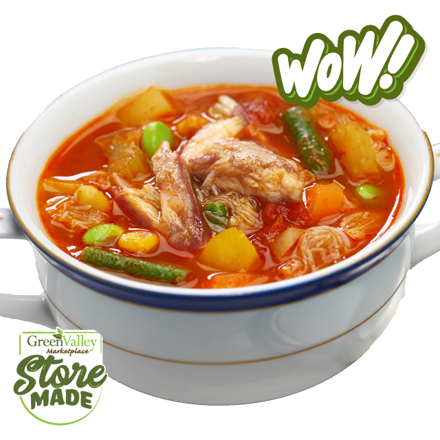 Vegetable Crab Soup with Lump Crab Meat & Old Bay Seasoning