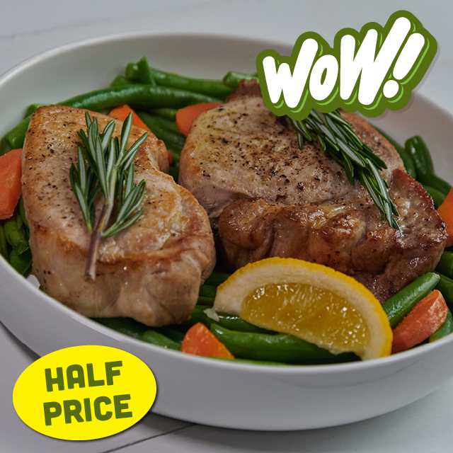 Fresh Boneless Pork Sirloin Pork Chops