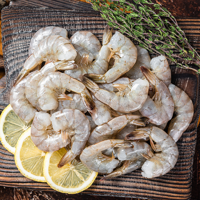 Ex-Large Raw EZ Peel White Shrimp 
