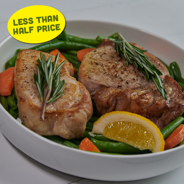 Fresh Boneless Center Cut Pork Chops 