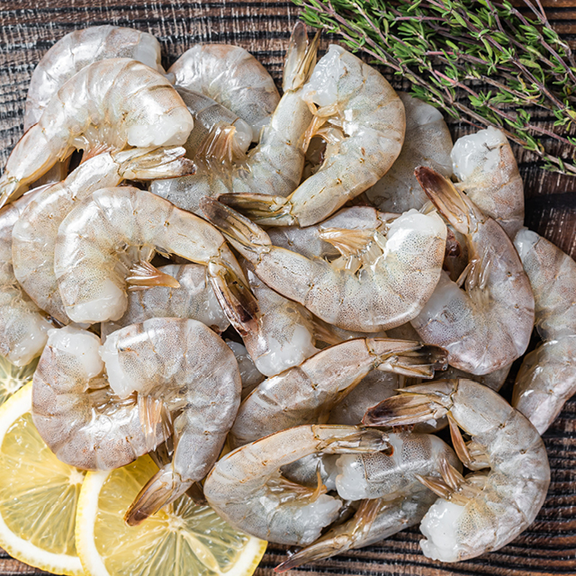 Ex-Large Raw Domestic Gulf White Shrimp