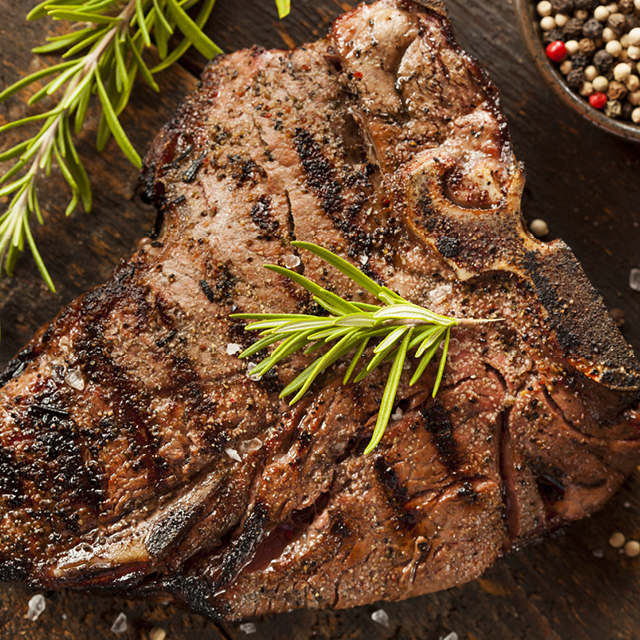 Fresh Beef Porterhouse or T-Bone Steak