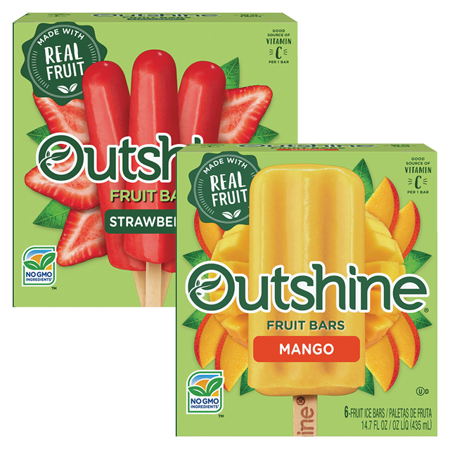 Outshine Frozen Fruit Bars & Popsicles