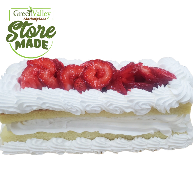 Strawberry Shortcake Bar Cake 