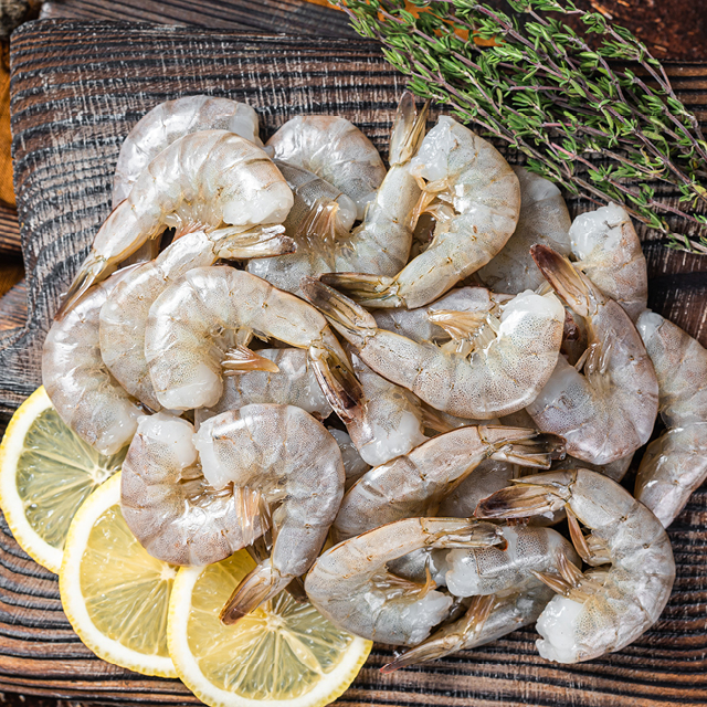 Ex-Large Raw Domestic Gulf White Shrimp