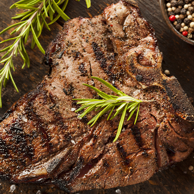 Fresh Beef Porterhouse or T-Bone Steak 