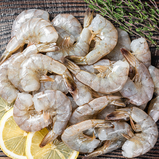 Ex-Jumbo Raw EZ Peel White Shrimp 