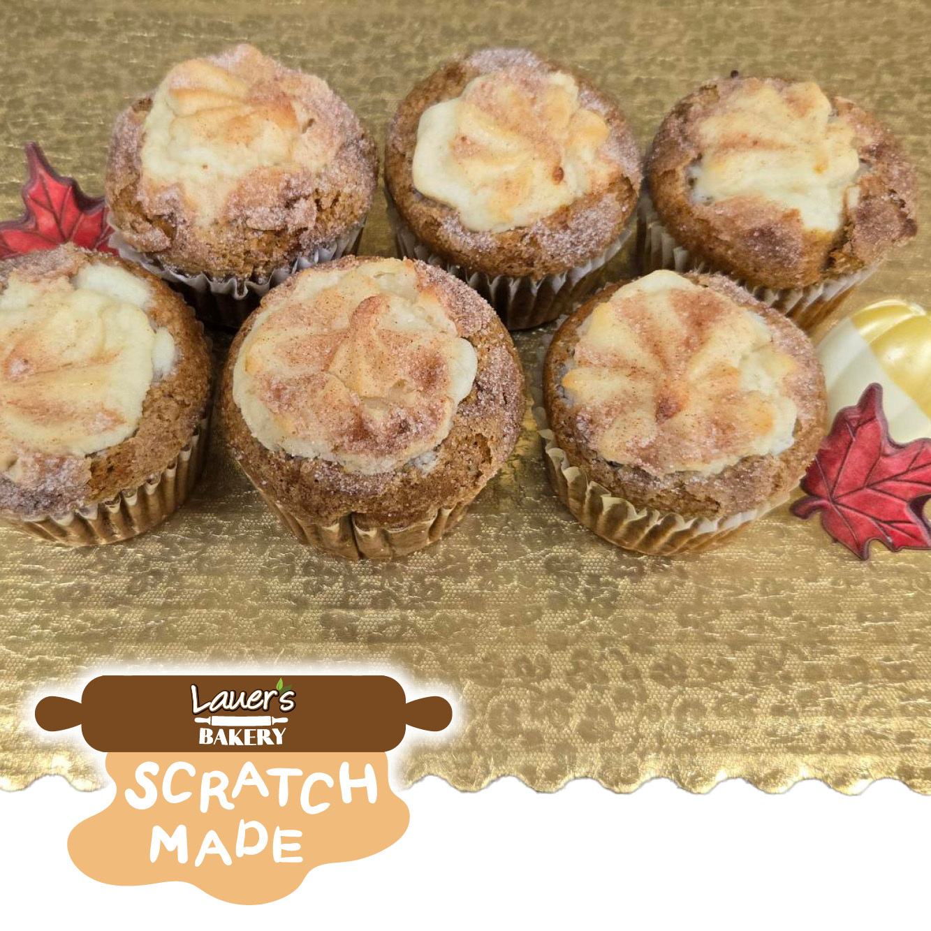 Pumpkin Cream Cheese Muffins