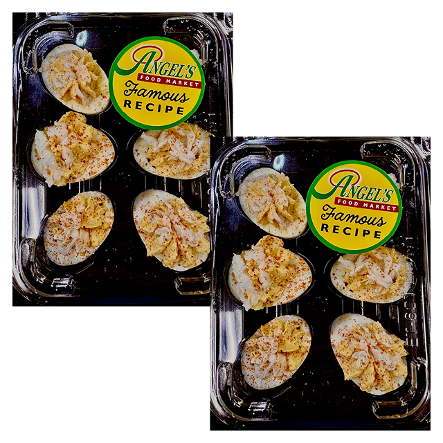 Angel's Crabby Deviled Eggs 