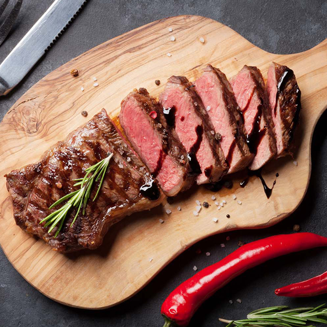 Fresh Beef Boneless New York Strip Steaks 