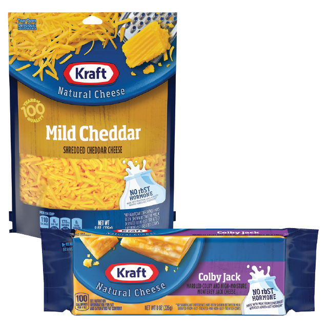 Kraft Shredded or Chunk Cheese