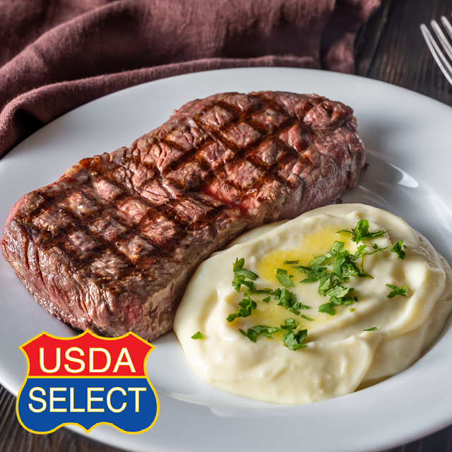 USDA Select Beef Boneless New York Strip Steak