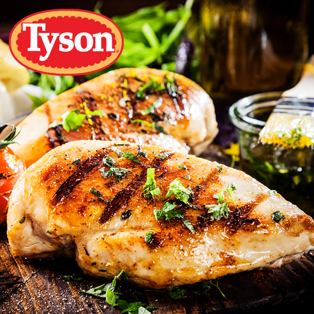 Fresh Tyson Boneless Skinless Chicken Breasts